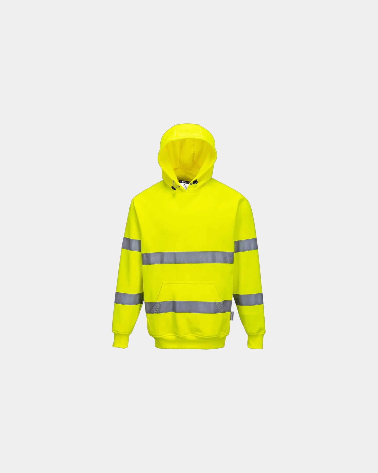 Bluza z kapturem Hi-Vis odporna na zużycie z nadrukiem - Żółty