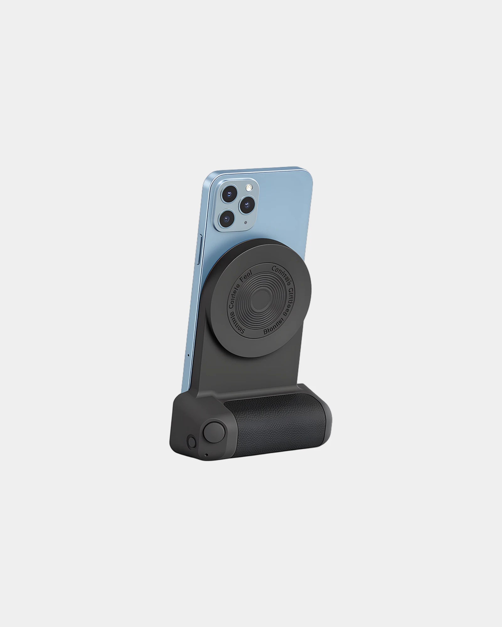 Uchwyt 2w1 do smartfona czarny Bluetech z nadrukiem - 1