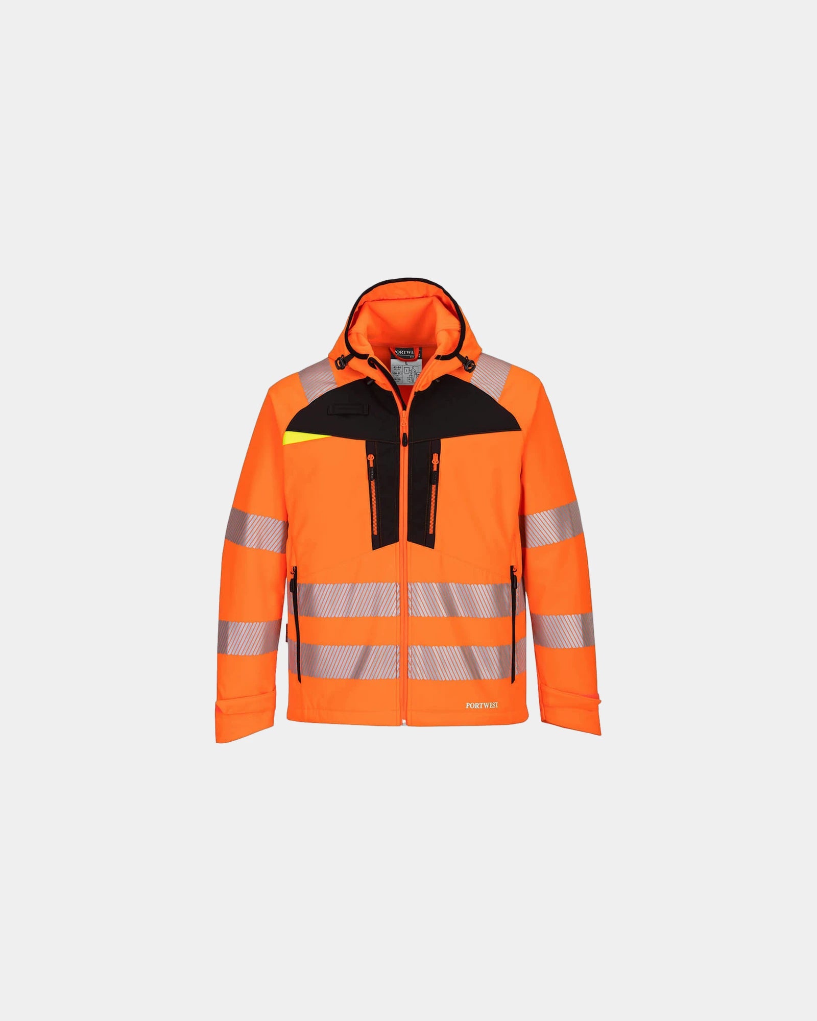 Kurtka Softshell wodoodporna HV DX4 z nadrukiem - Pomarańczowy