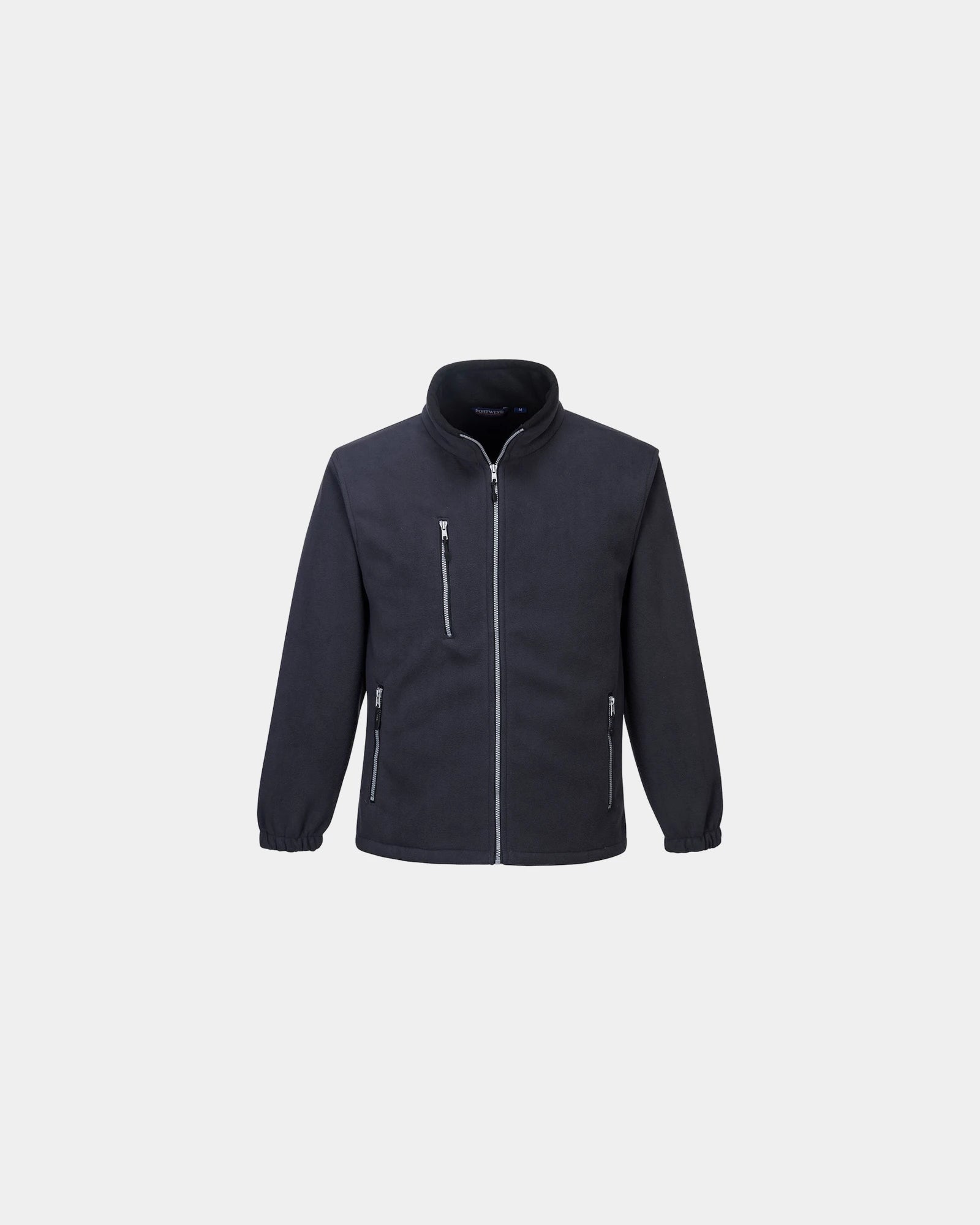 Bluza polarowa dwukolorowa City 440 g z nadrukiem - Granatowy