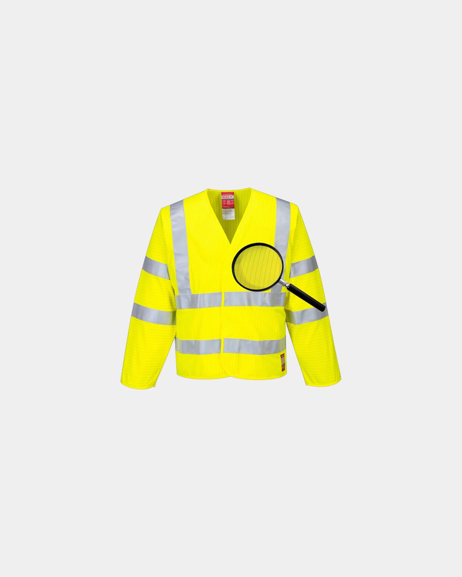 Kurtka antystatyczna Hi-Vis dla firm z nadrukiem - Żółty
