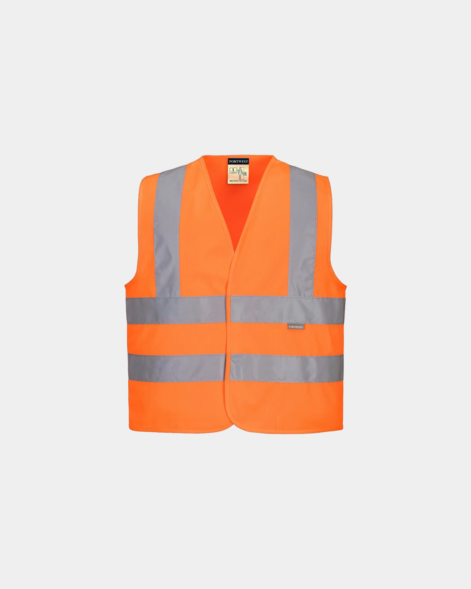 Kamizelka odblaskowa dziecięca Hi-Vis z nadrukiem - Pomarańczowy