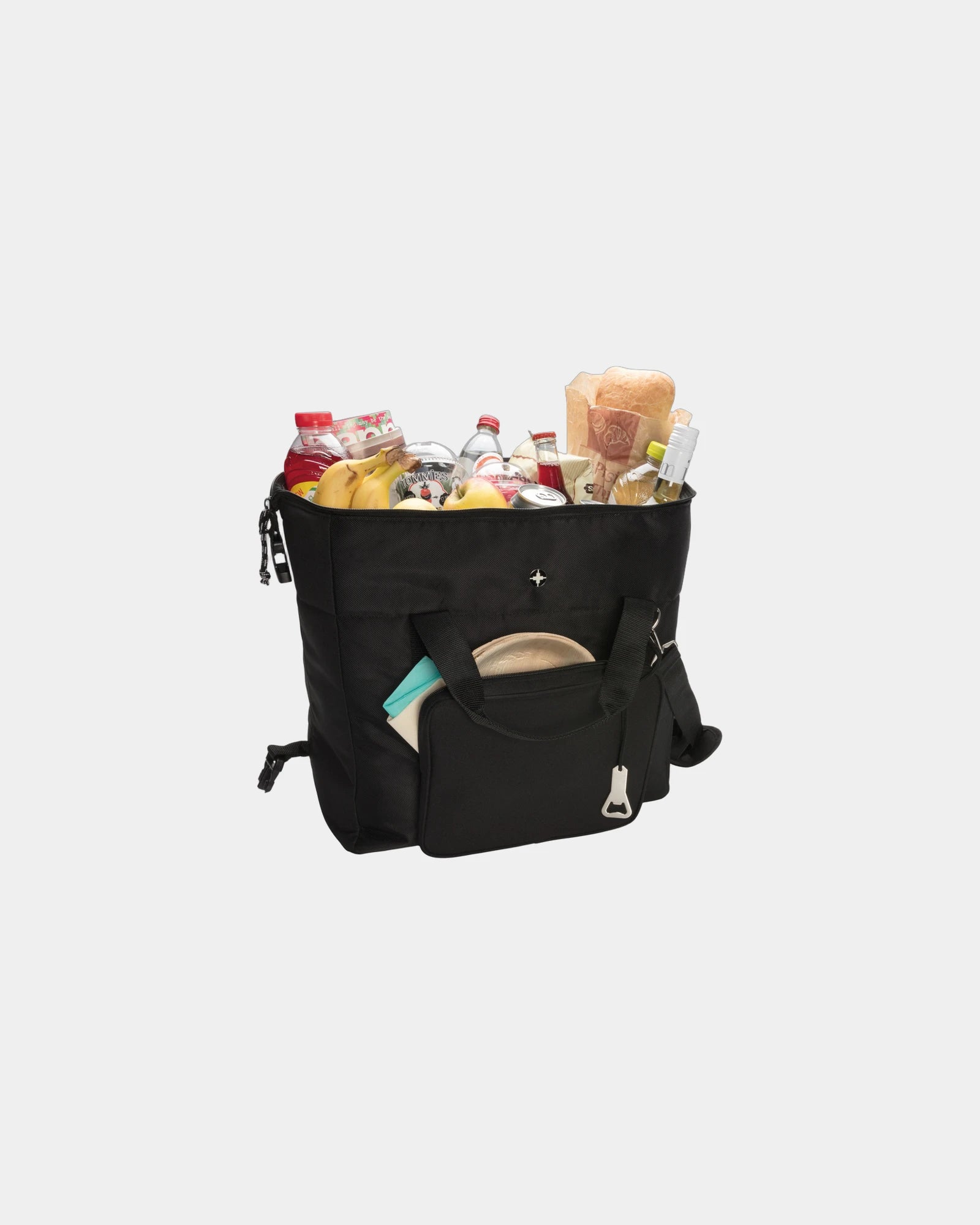 Torba termiczna typu shopper z poliestru 40 l z nadrukiem - 1