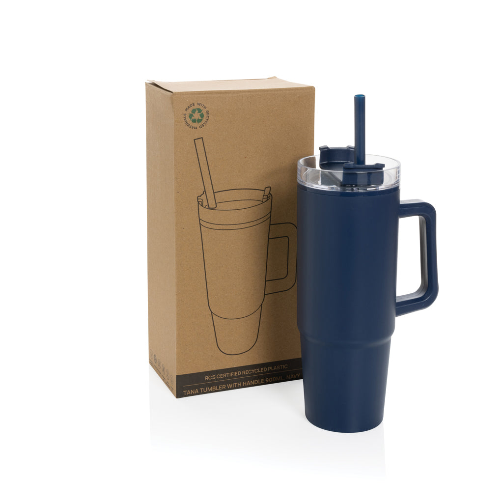 Kubek 750 ml z plastiku z recyklingu Tana z nadrukiem - 1