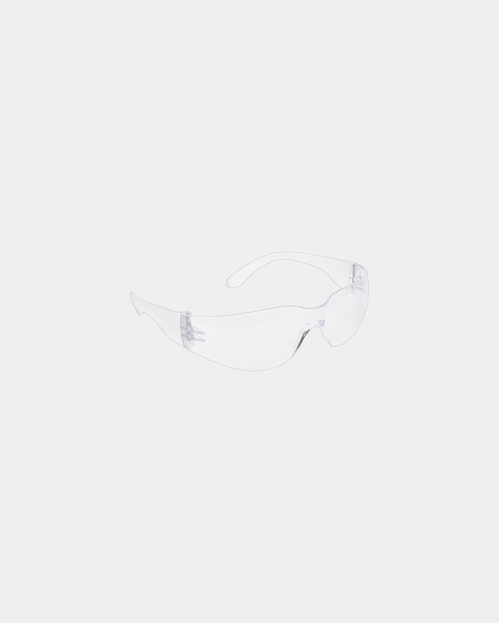Okulary Wrap Around unisex z nadrukiem - Przezroczysty
