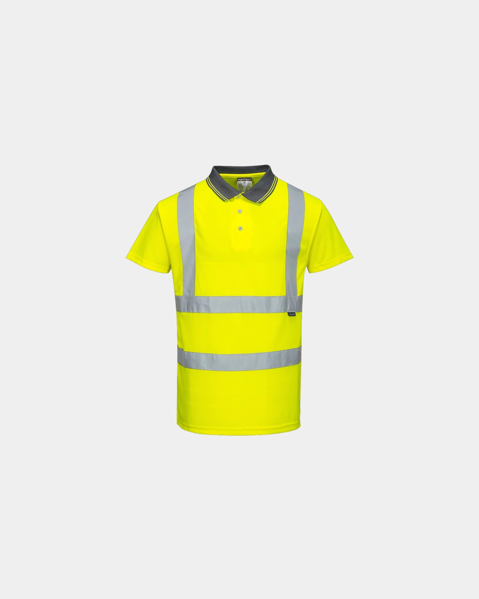 Polo robocze Hi-Vis o wysokiej widoczności z nadrukiem - Żółty