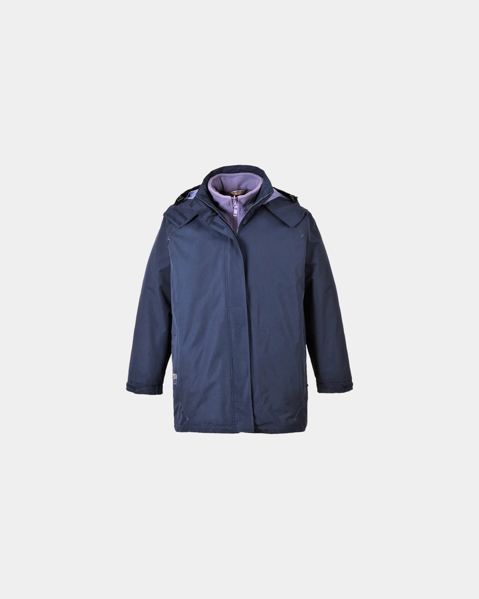Parka damska 3w1 Elgin z nadrukiem - Granatowy