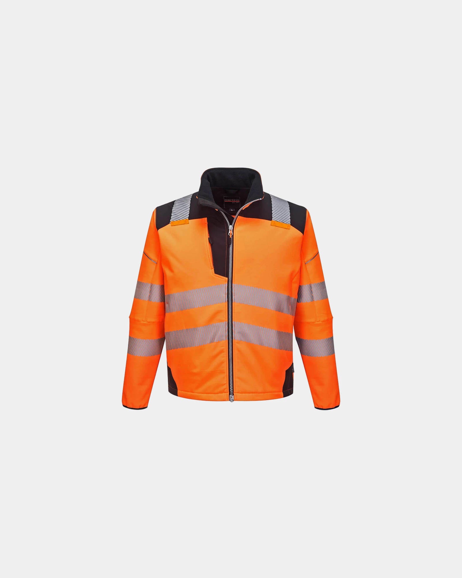 Softshell Ostrzegawczy PW3 z nadrukiem - Pomarańczowy