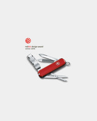 Nóż szwajcarski ABS Victorinox Nail Clip 580 z nadrukiem - Czerwony