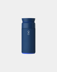 Butelka termiczna z zaparzaczem ze stali nierdzewnej Ocean Bottle 350 ml z nadrukiem - Oceaniczny niebieski