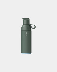 Butelka termiczna ze stali z recyklingu Ocean Bottle GO 500 ml z nadrukiem - Leśna zieleń