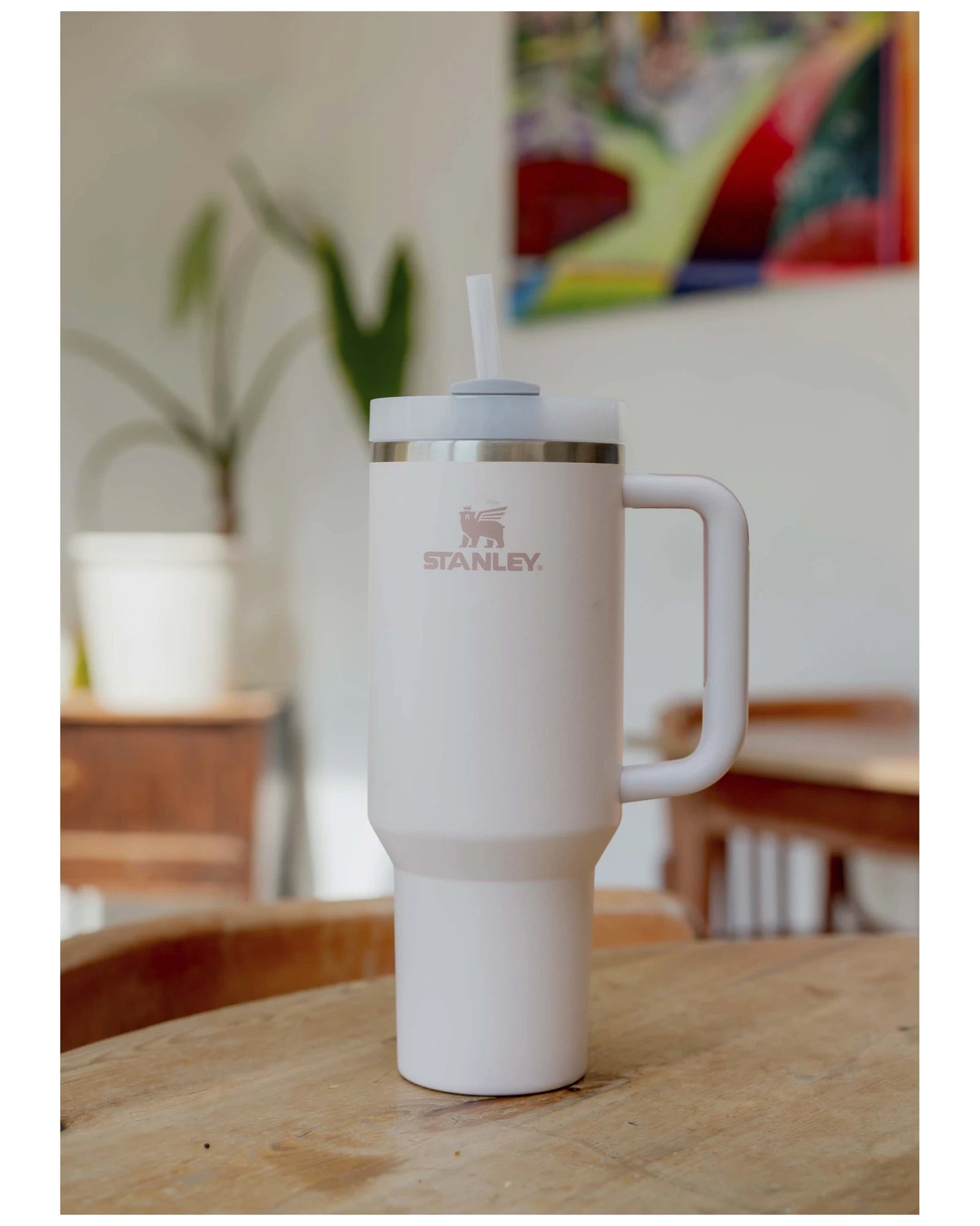 Kubek ze stali nierdzewnej z recyklingu 1200 ml Stanley Quencher H2.0 z nadrukiem - 2