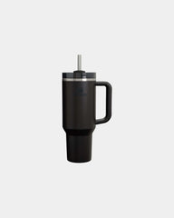Kubek ze stali nierdzewnej z recyklingu 1200 ml Stanley Quencher H2.0 z nadrukiem - Czarny