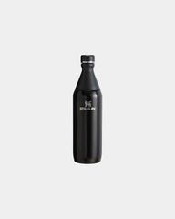 Butelka termiczna ze stali nierdzewnej z recyklingu 600 ml Stanley All Day Slim z nadrukiem - Błyszczący czarny