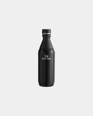 Butelka termiczna ze stali z recyklingu 350 ml Stanley All Day Slim z nadrukiem - Błyszczący czarny