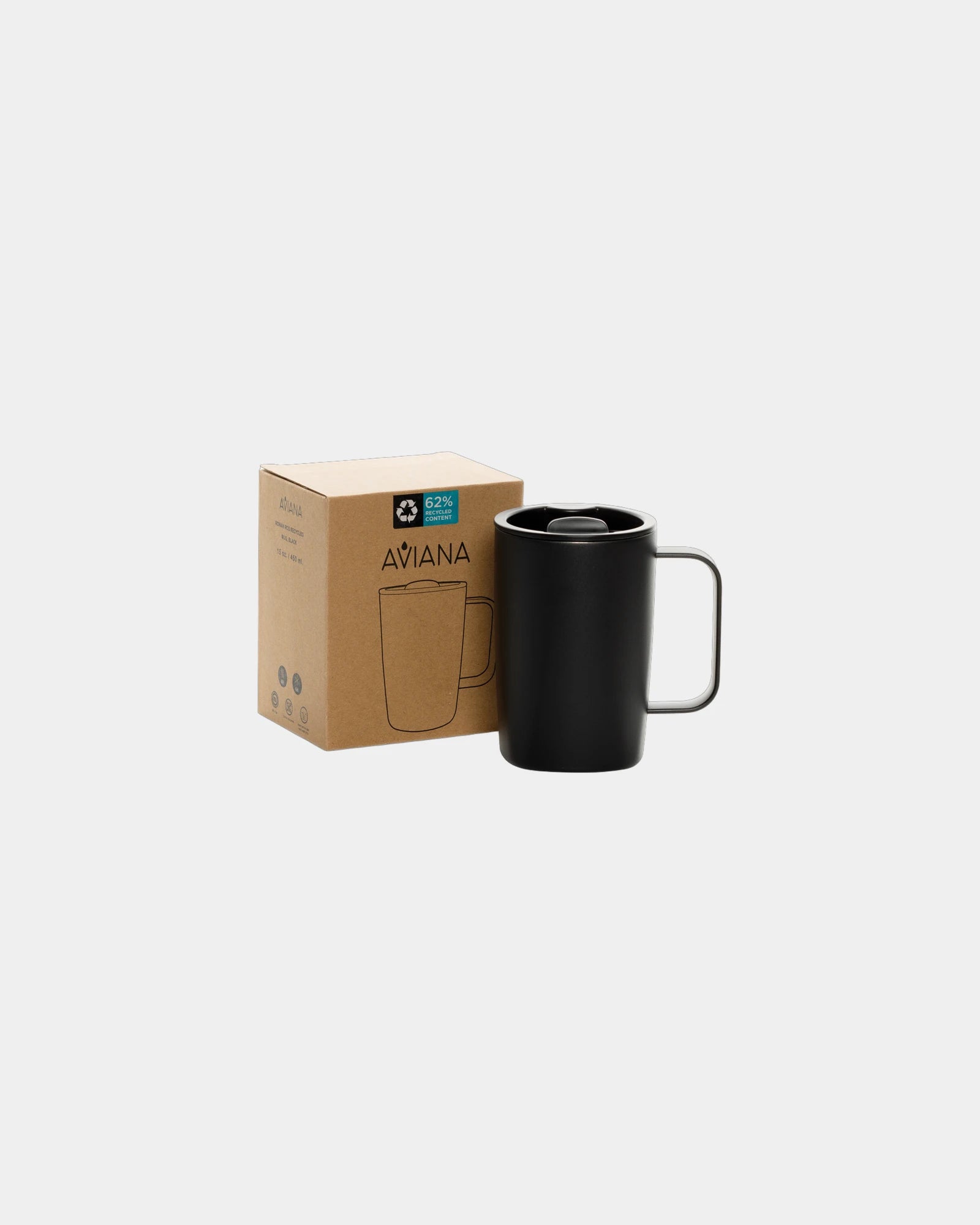 Kubek ze stali nierdzewnej z recyklingu 450 ml z nadrukiem - 4