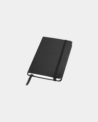 Notes kieszonkowy Classic A6 z kartonu FSC z nadrukiem - Czarny