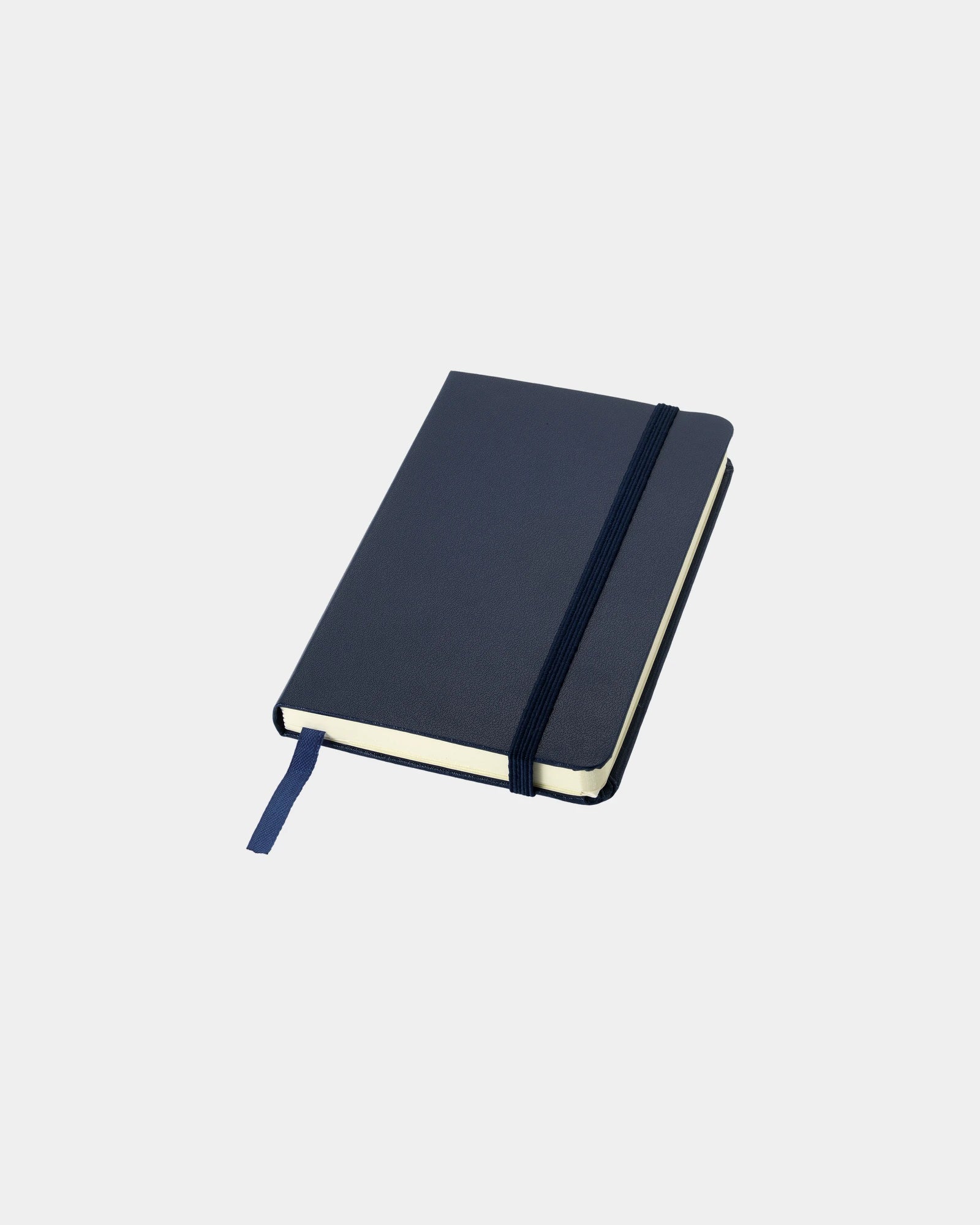 Notes kieszonkowy Classic A6 z kartonu FSC z nadrukiem - Granatowy