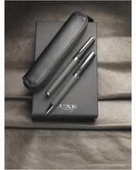 Zestaw długopisów metalowych LUXE Carbon z nadrukiem - 4