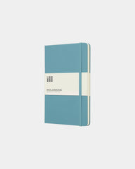Notes Moleskine Classic L, 13 x 21 cm, z nadrukiem - Rafowy niebieski