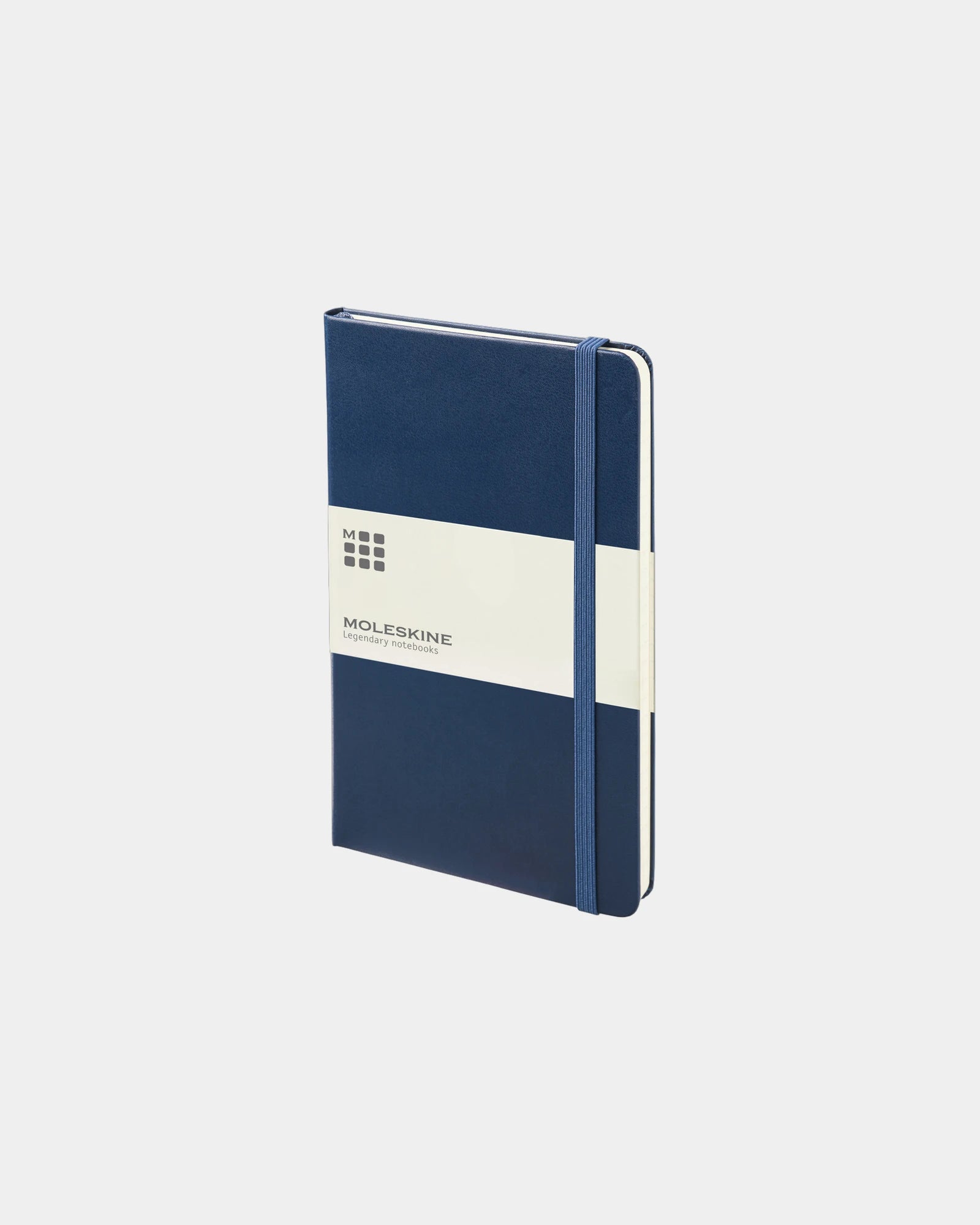 Notes Moleskine Classic L, 13 x 21 cm, z nadrukiem - Szafirowy niebieski