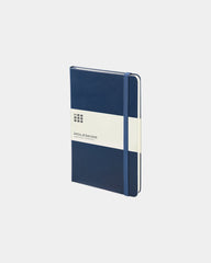 Notes Moleskine Classic L, 13 x 21 cm, z nadrukiem - Szafirowy niebieski