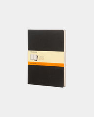 Notes Moleskine Journal Cahier XL w miękkiej oprawie z nadrukiem - Czarny