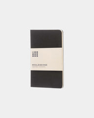 Notes Moleskine w linie z miękką okładką z nadrukiem - Czarny
