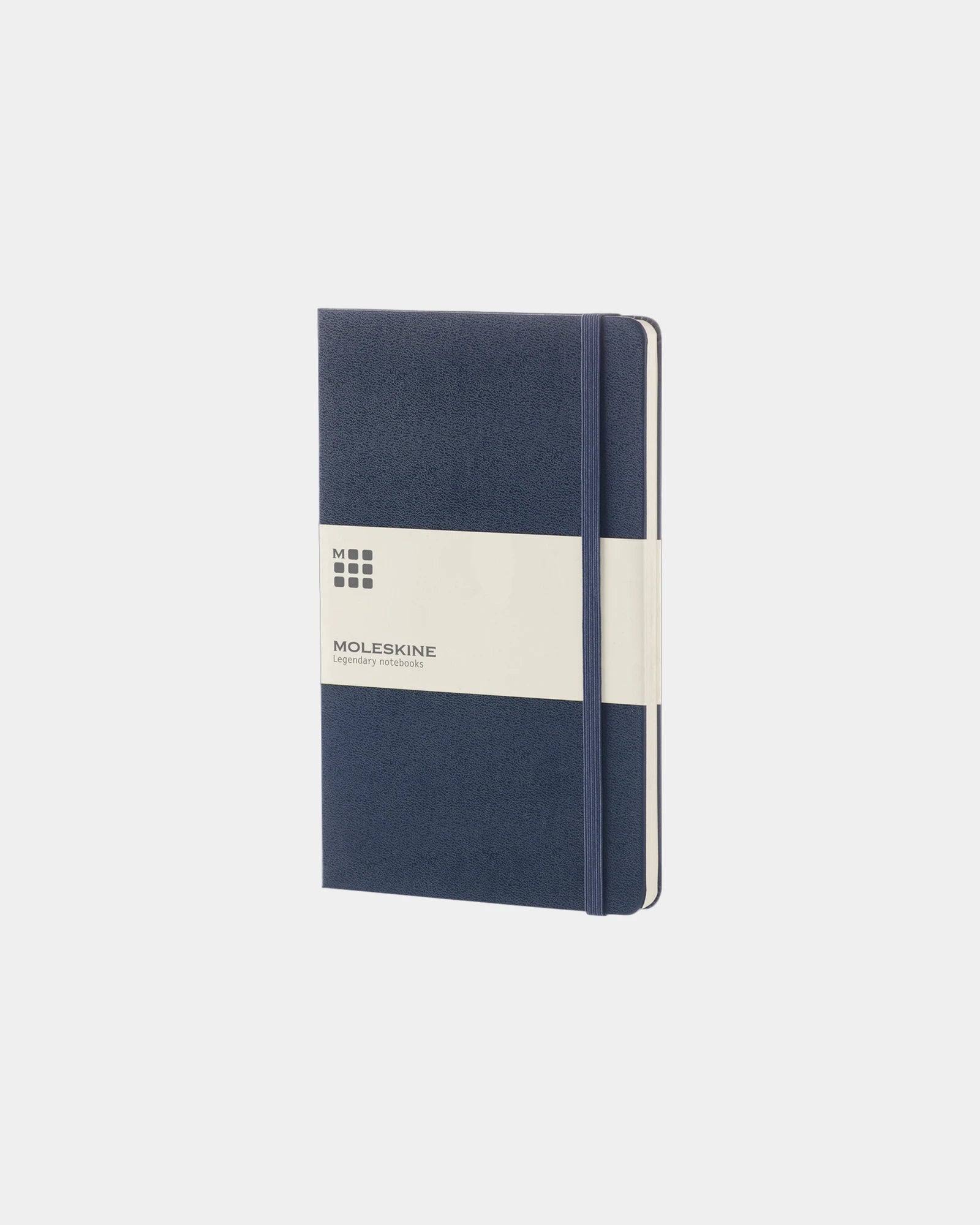 Notes Moleskine Classic L, 13 x 21 cm, z nadrukiem - Szafirowy niebieski