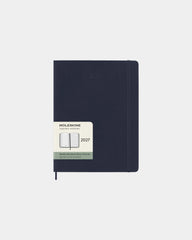 Kalendarz XL Moleskine na 12 miesięcy z nadrukiem - Szafirowy niebieski