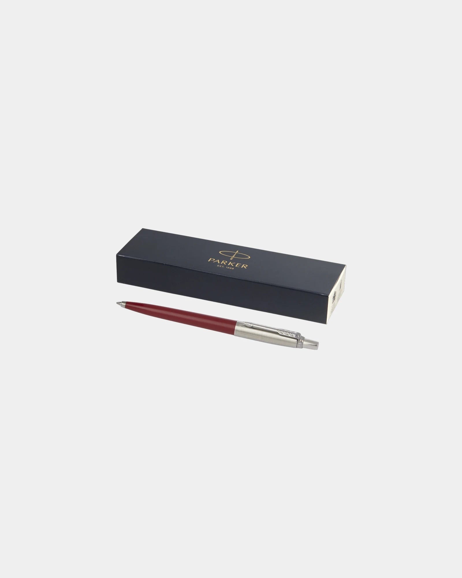 Długopis Parker Jotter z plastiku z recyklingu z nadrukiem - Ciemnoczerwony
