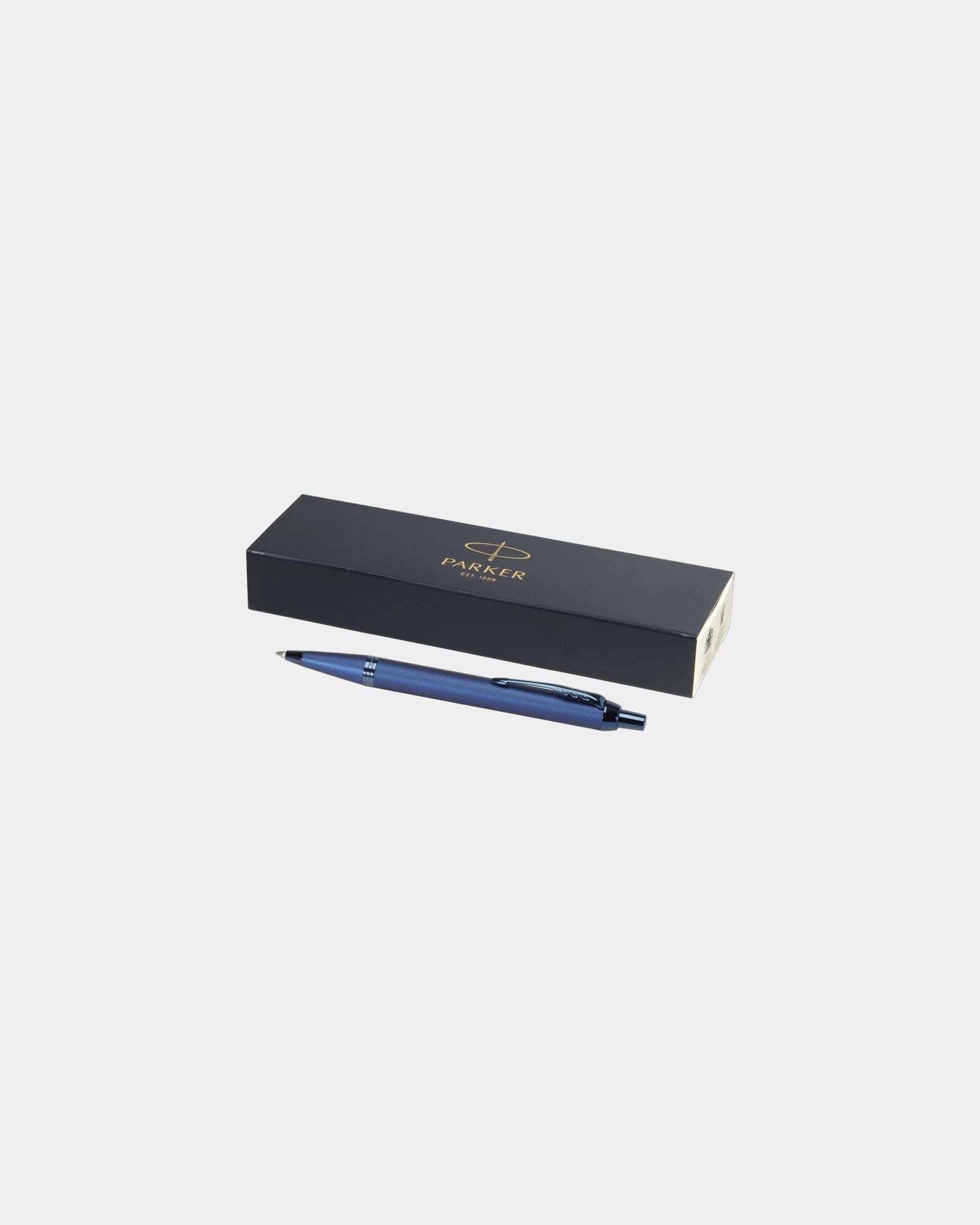 Długopis metalowy Parker IM z nadrukiem - Niebieski