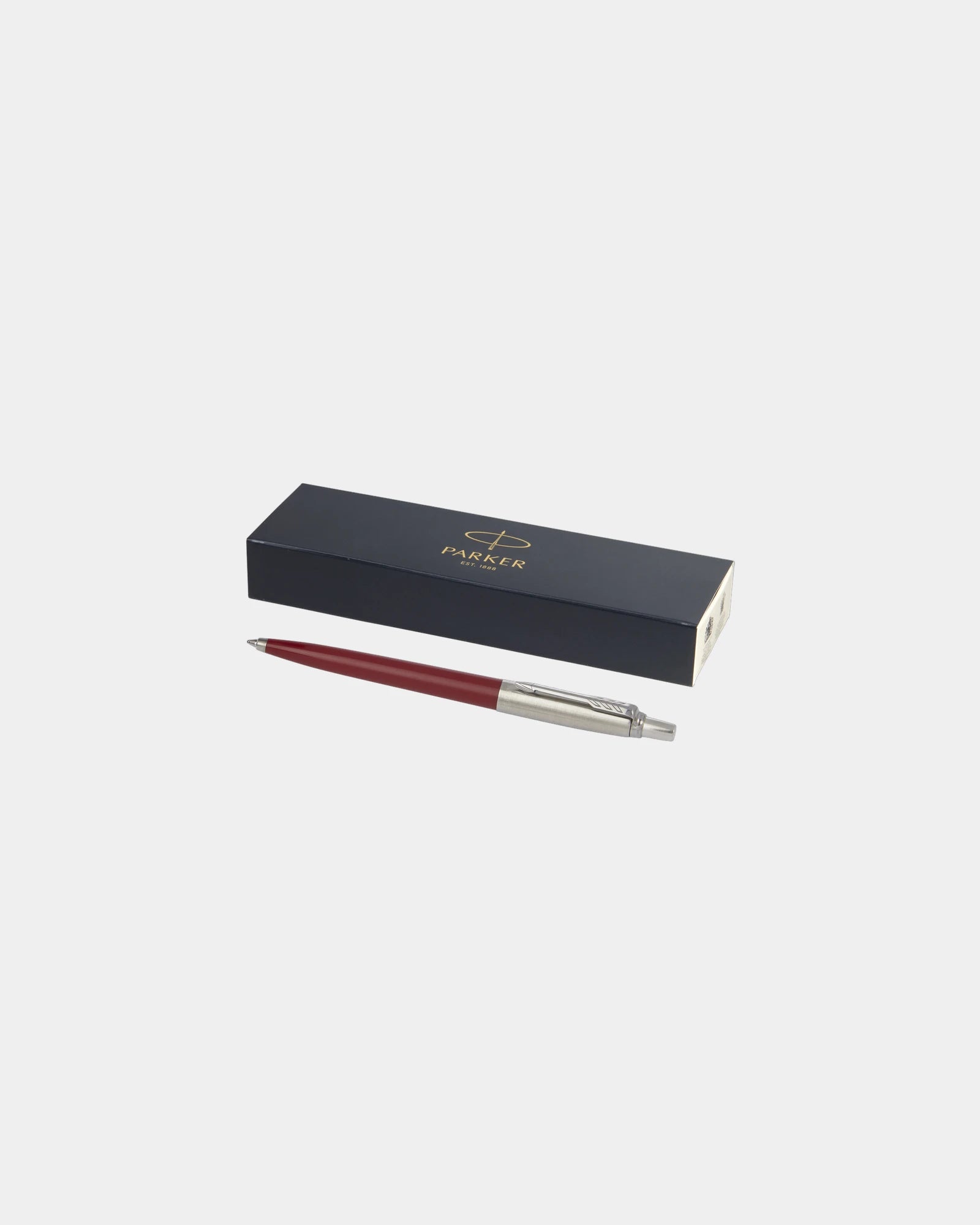 Długopis Parker Jotter z plastiku z recyklingu z nadrukiem - Ciemnoczerwony