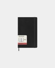 Kalendarz dzienny Moleskine na 12 miesięcy z nadrukiem - Czarny