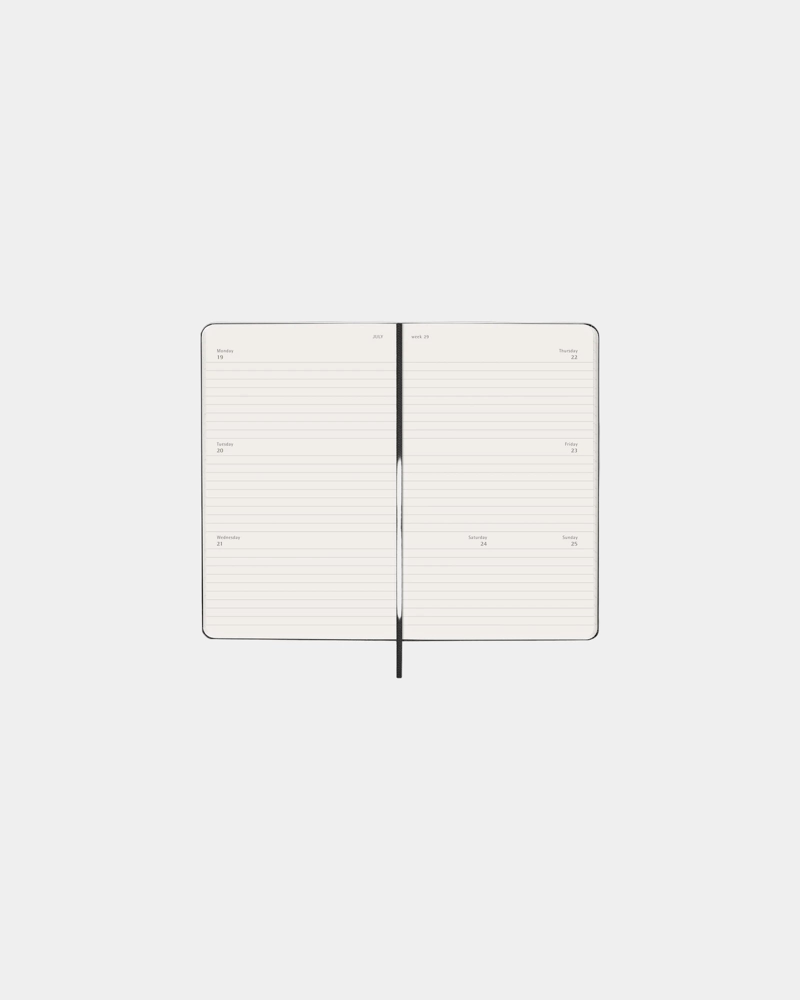 Kalendarz tygodniowy Moleskine 12-miesięczny z nadrukiem - 3