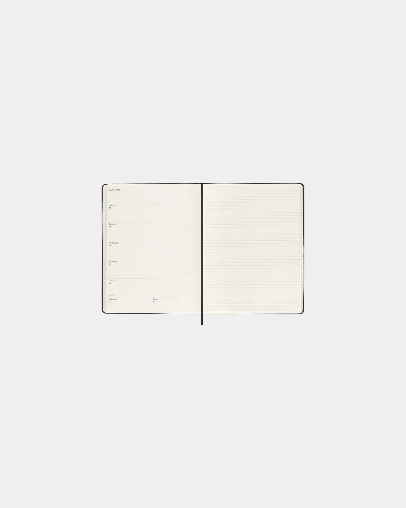 Terminarz tygodniowy XL Moleskine na 12 miesięcy z nadrukiem - 3