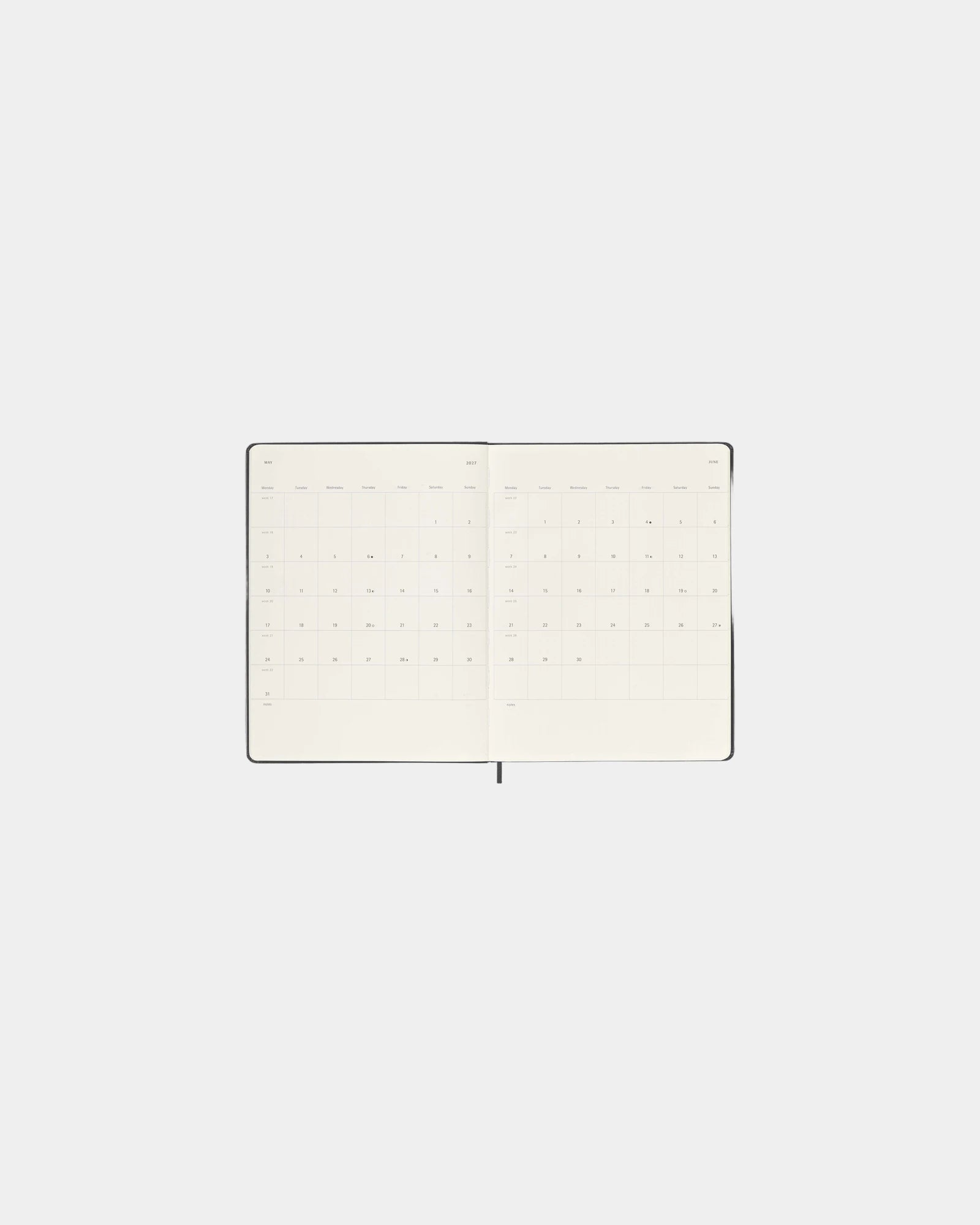 Terminarz tygodniowy XL Moleskine na 12 miesięcy z nadrukiem - 4
