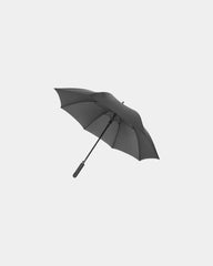 Parasol przeciwsztormowy z poliestru Pongee 23" z nadrukiem - Czarny