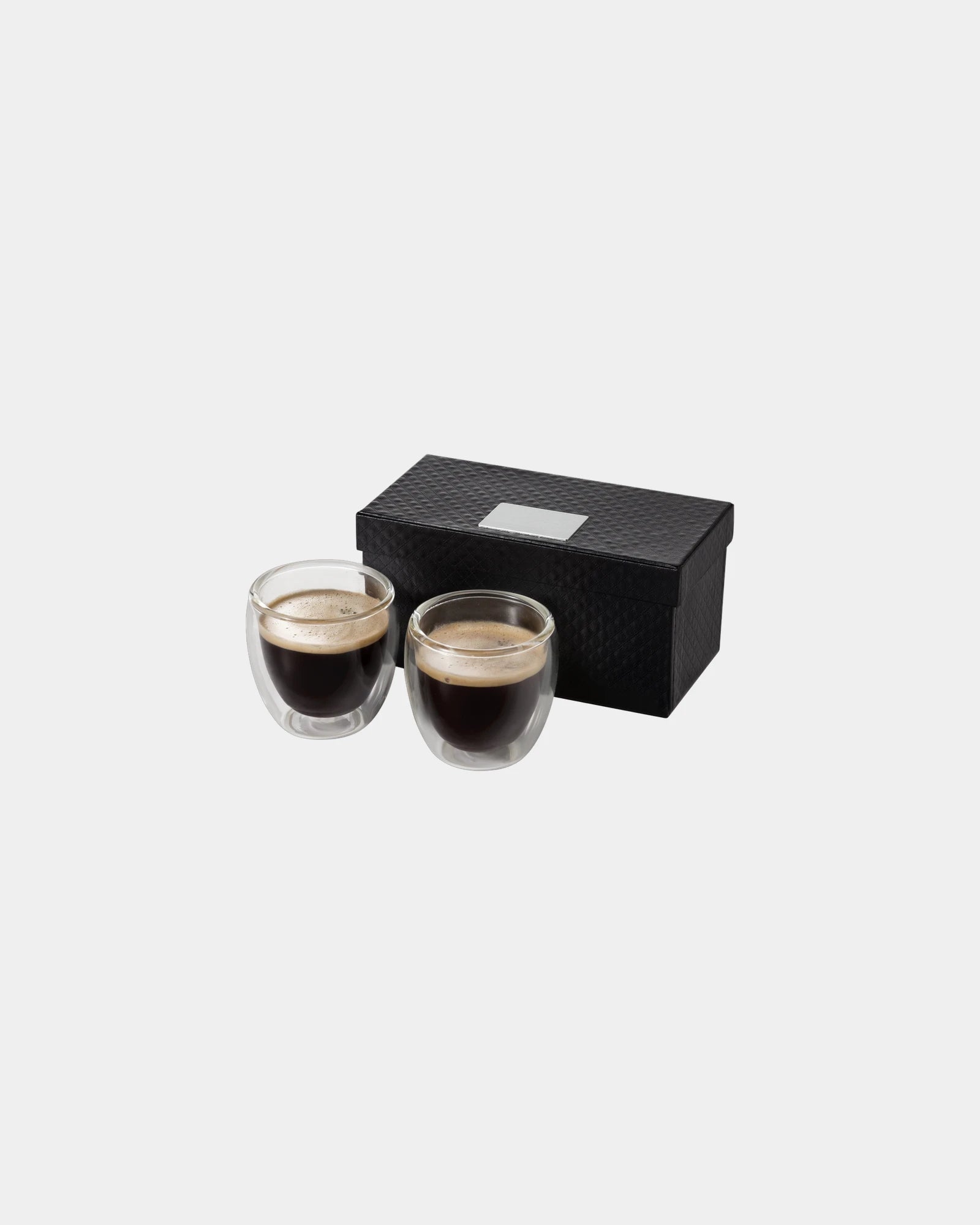 Szklanki termiczne do espresso 70 ml Boda z nadrukiem - Przezroczysty