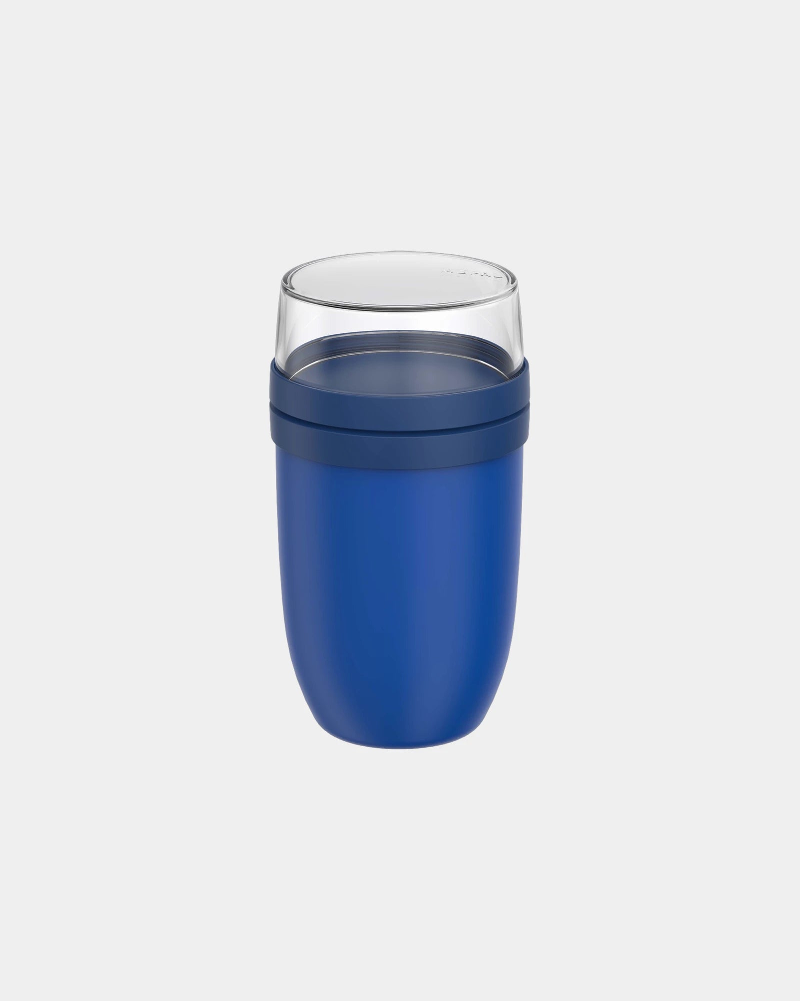 Pojemnik termiczny na lunch 750+300 ml Mepal Ellipse z nadrukiem - Żywy niebieski