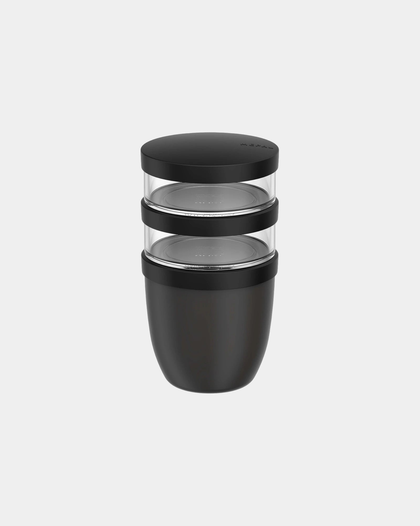Pojemnik termiczny na lunch 500 ml Mepal Ellipse z nadrukiem - Czarny