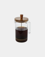 Zaparzacz do kawy ze szkła borokrzemowego Ivorie 600 ml z nadrukiem - Przezroczysty
