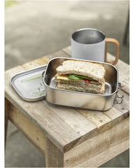 Lunchbox Titan ze stali nierdzewnej z recyklingu 750 ml z nadrukiem - 4