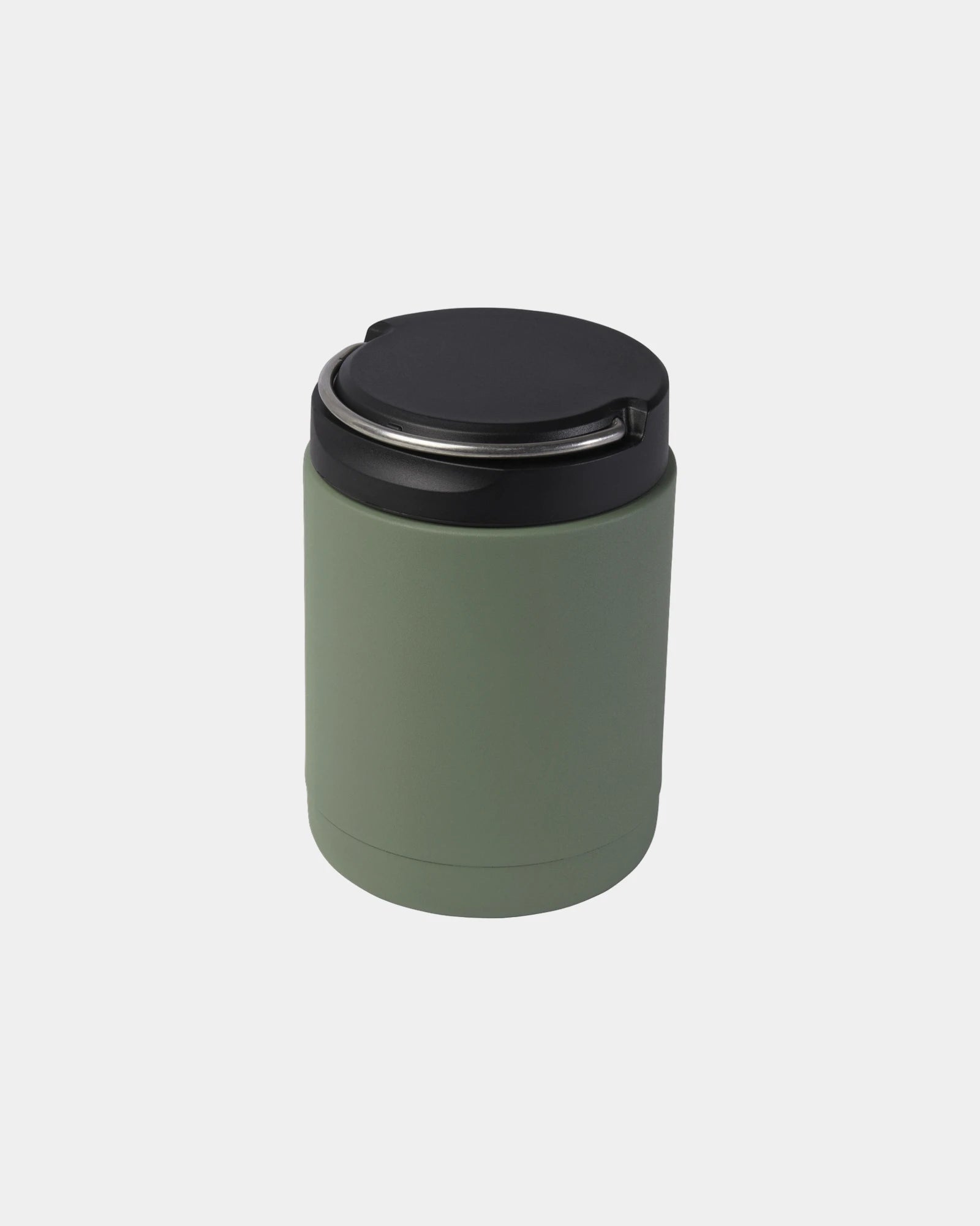 Słoik na lunch ze stali nierdzewnej z recyklingu 500 ml z nadrukiem - Wrzosowa zieleń