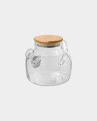 Czajniczek ze szkła borokrzemowego 1000 ml z nadrukiem - Przezroczysty