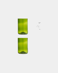 Szklanki ze szkła z recyklingu Originalhome 280 ml z nadrukiem - 1