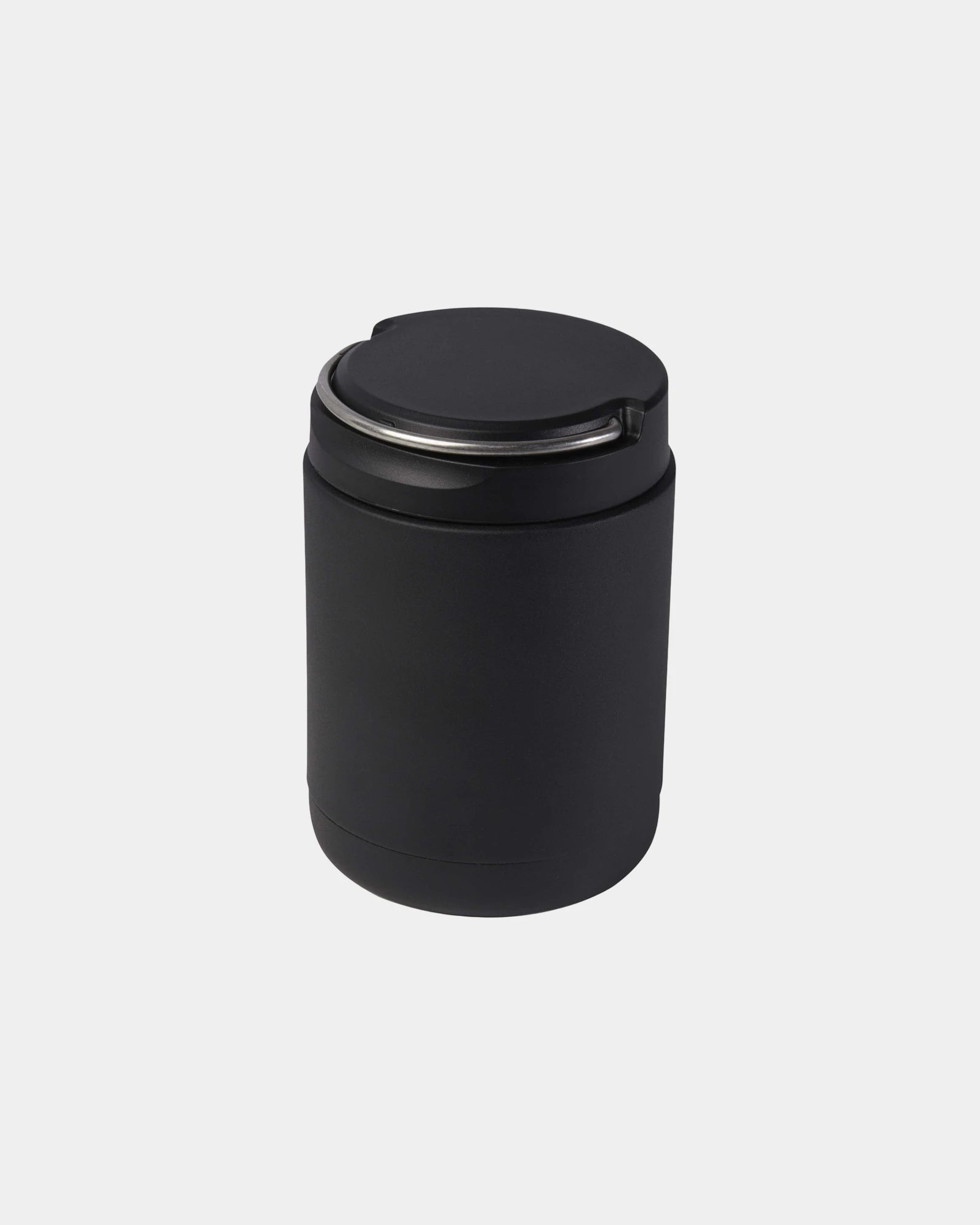 Pojemnik na lunch ze stali nierdzewnej z recyklingu 500 ml z nadrukiem - Czarny