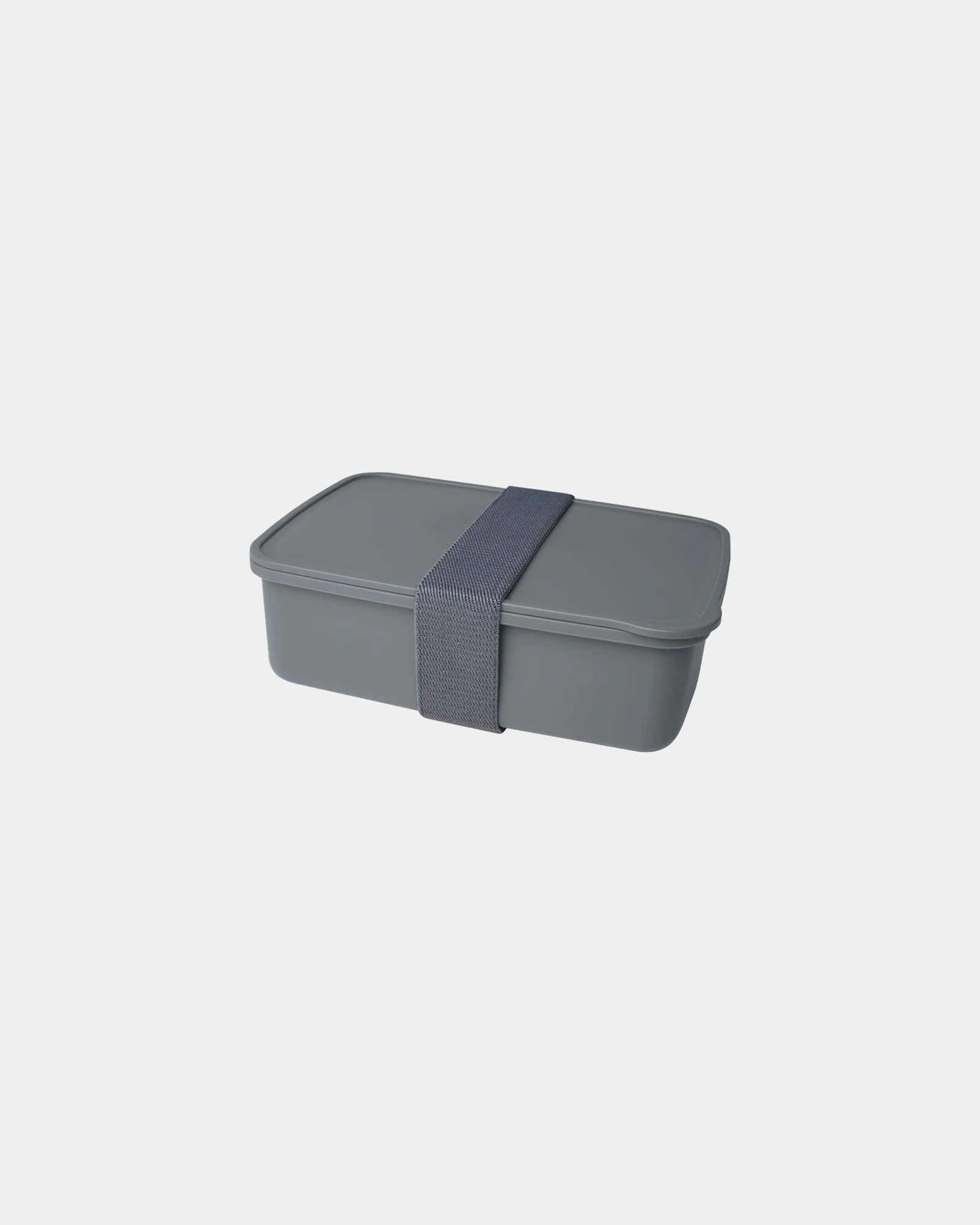 Lunch box z plastiku PP 800 ml Dovi z nadrukiem - Łupkowy szary