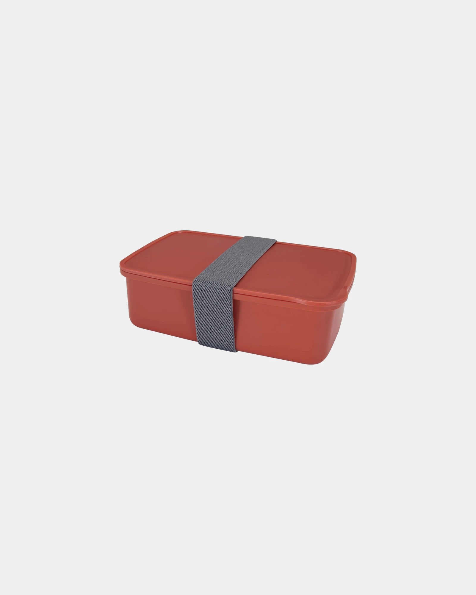Lunch box z plastiku PP 800 ml Dovi z nadrukiem - Ceglasty