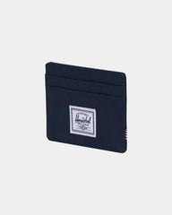 Etui na karty RFID z recyklingu Herschel Charlie z nadrukiem - Granatowy